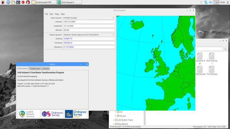 Grid InQuest II on Raspberry Pi