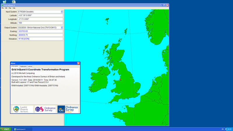 32-bit Windows XP Grid InQuest II on Windows XP